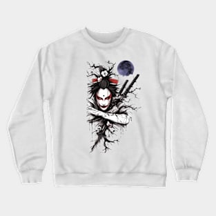 Geisha Assassin, Eastern Culture Graphic T-shirt 02 Crewneck Sweatshirt